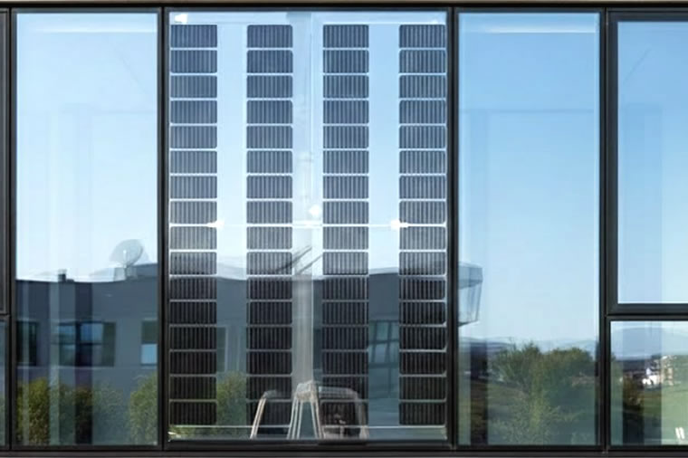 semi transparent solar glass