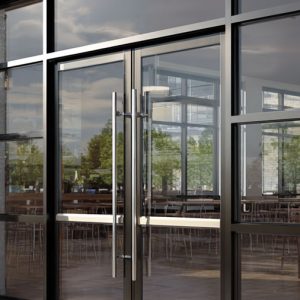 Store toughed double glazing