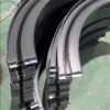 Aluminium profiles bent to the opening radius